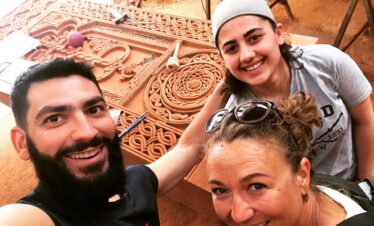 Khachkar carving masterclass in Yerevan