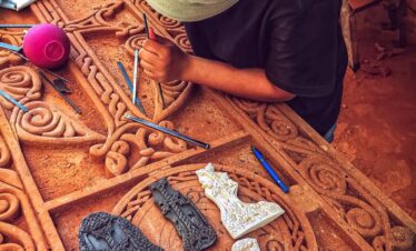 Khachkar carving masterclass in Armenia
