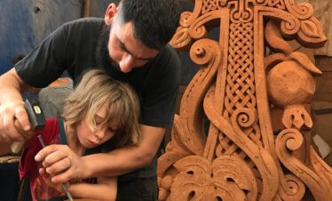 Khachkar carving masterclass in Yerevan