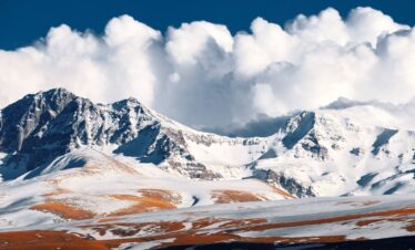 Aragats mount climbing