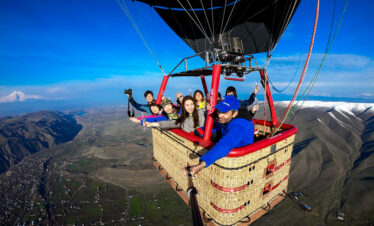 Sky balloon flights in Armenia